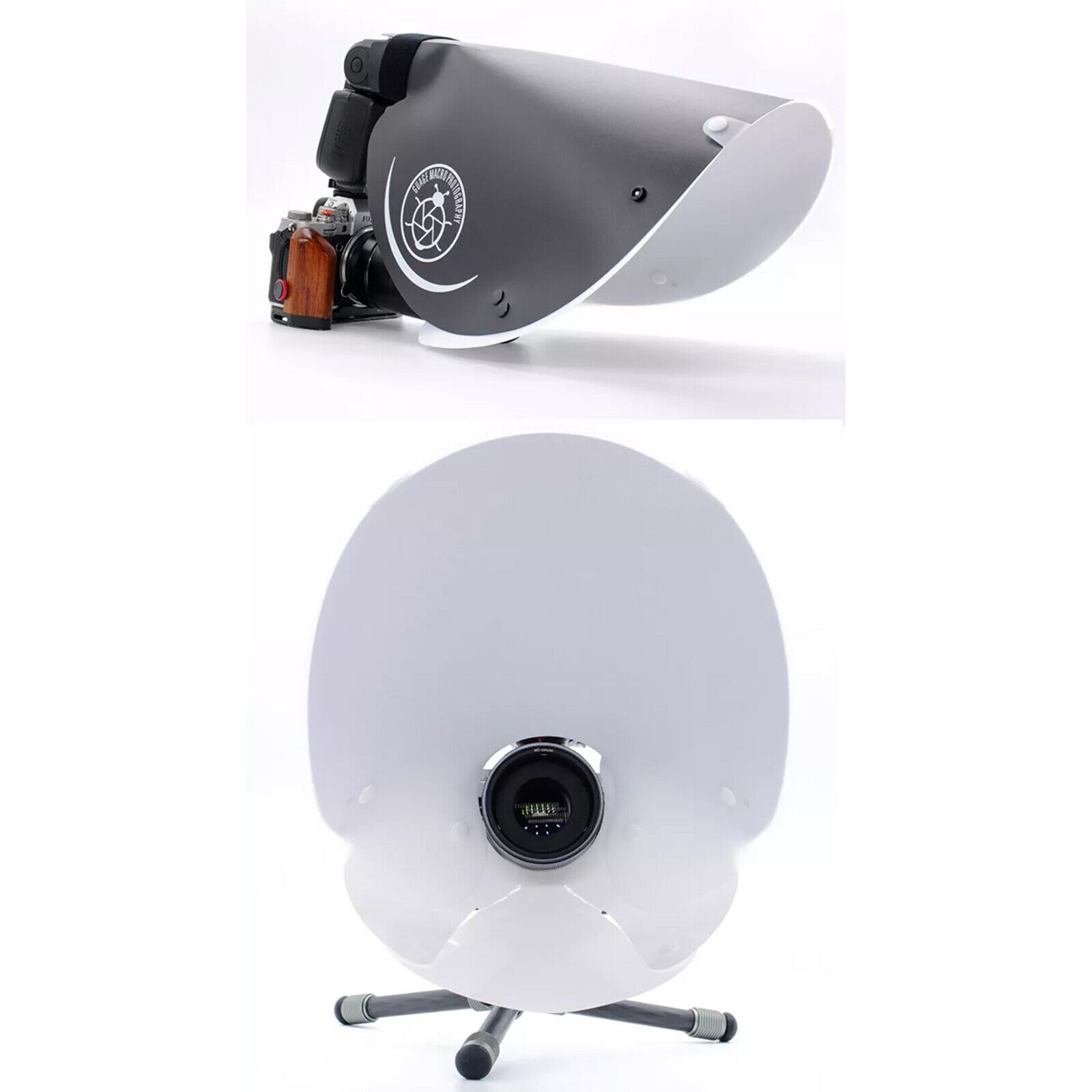 Macro Diffuser Soft Light Cover Reflector For Camera 100 Sony 90 Nikon 105 Lens