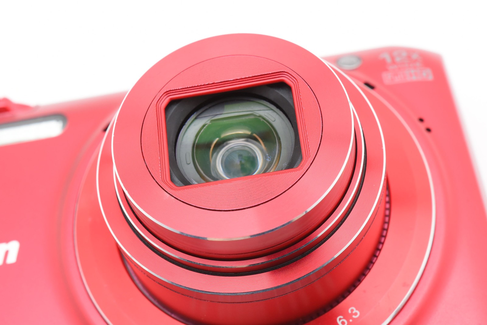 [Near MINT] Nikon COOLPIX S6800 Red 16.0MP 12x Compact Digital Camera From JAPAN