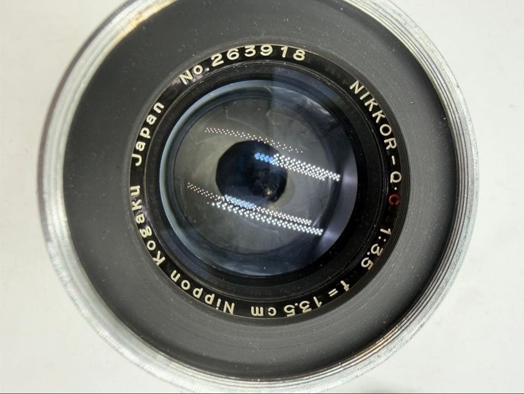 NIPPON Kogaku Nikkor-Q C 1 3.5 F 13.5Cm in Silver