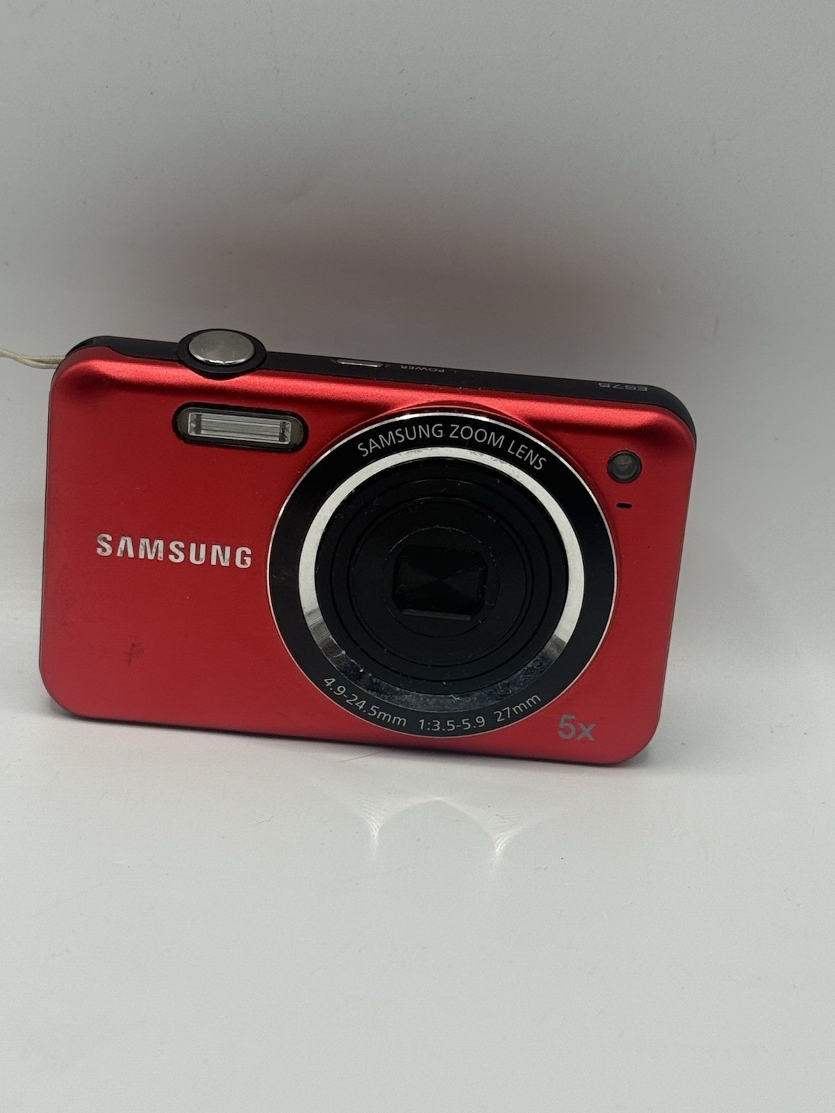 Samsung ES75 14.2MP Digital Camera Red – Tested No Charger