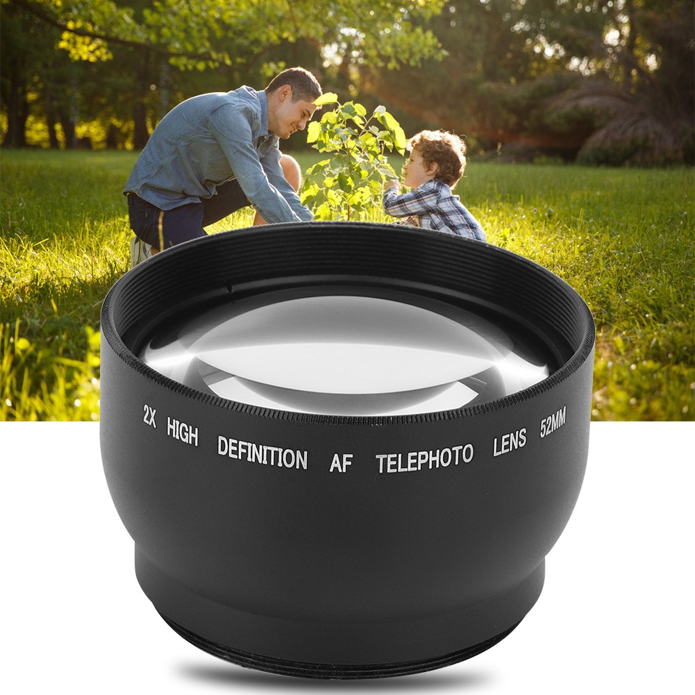 2X Magnification Lens For 52MM Diameter Cameras And Filters Excellent