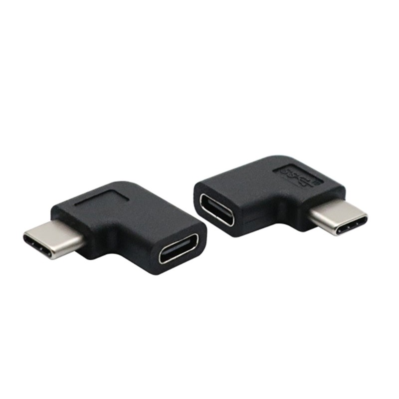 USB3.1 for M/F Right Angle 90 Degree USB Charging Type-C Male to Female Adapter