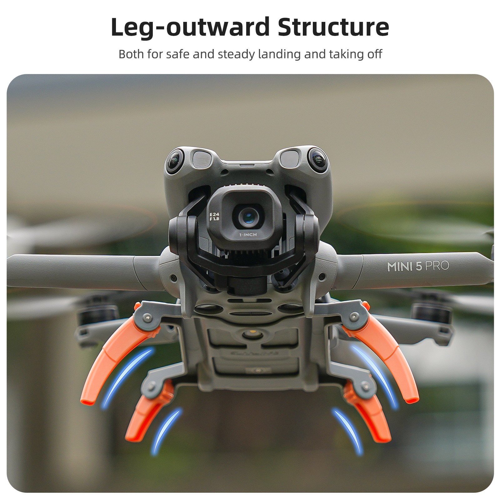 For DJI Mini 5 Pro Drone Heighten Landing Gear Folding Tripod Guard Accessories