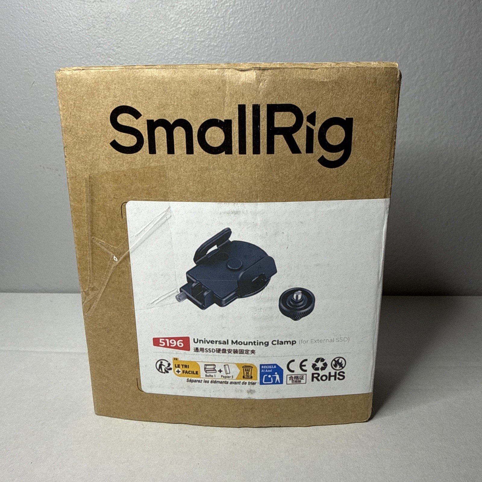 SmallRig Universal Mounting Clamp SSD Holder MagSafe Compatible New/Open Box