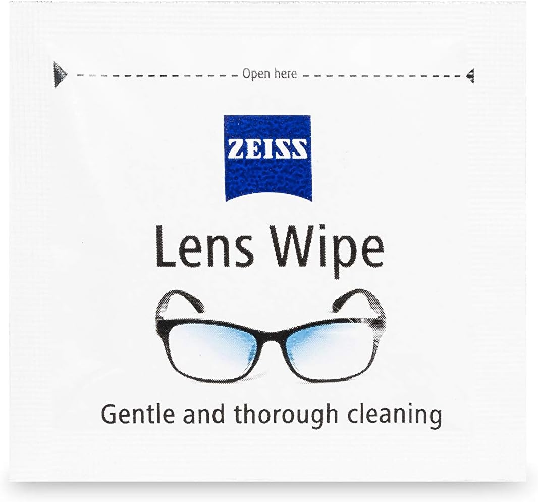 80 Count Pre-Moistened Lens Cleaning Wipes in Unscented – Remove Smudges & Dirt