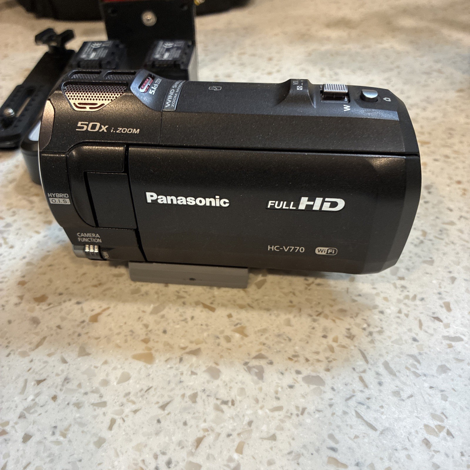 Panasonic HC-V770 Video Camera Camcorder WiFi Full HD w/50x Zoom Bundle