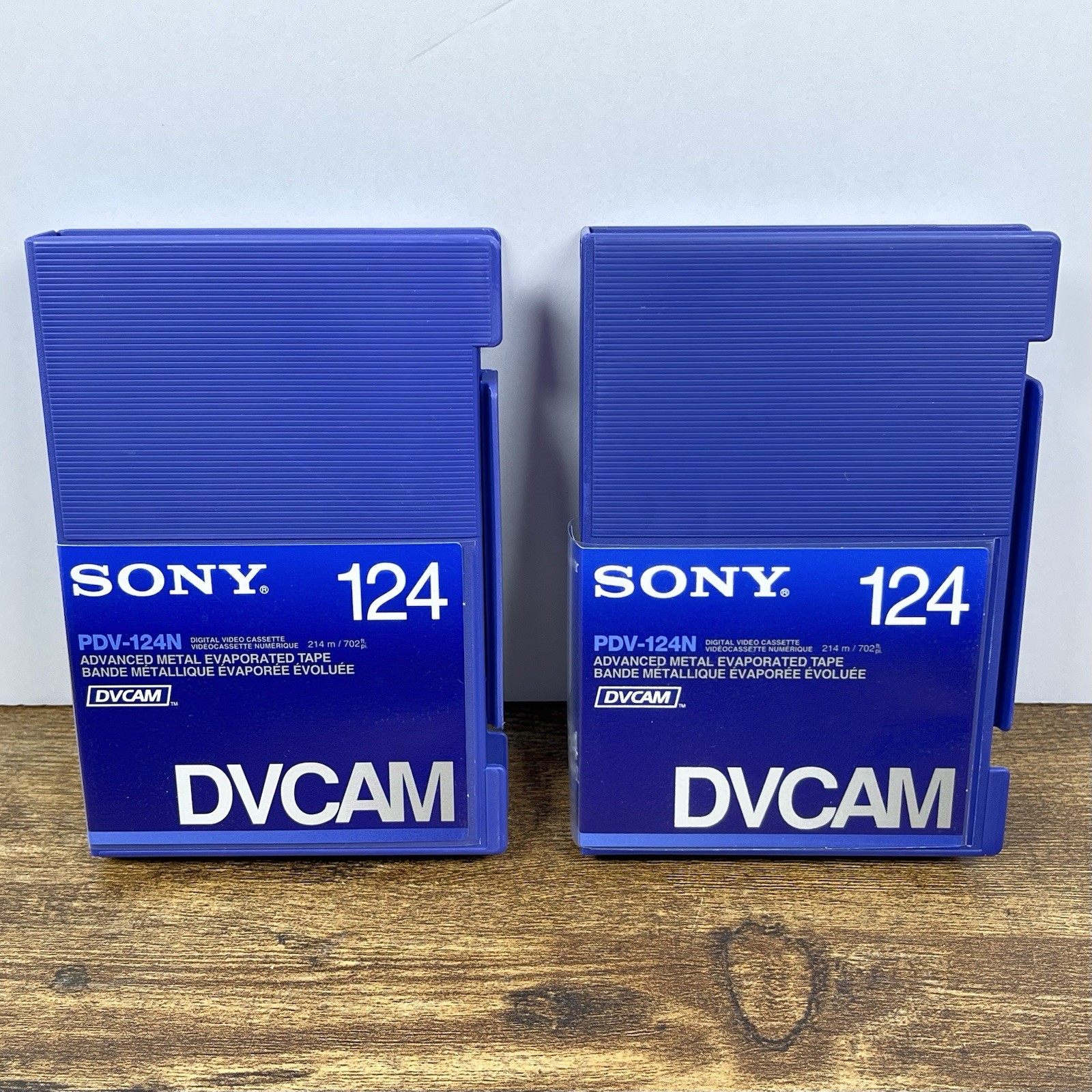 Sony PDV-124N DVCAM Digital Video Cassette 124 Minutes – Set of 2