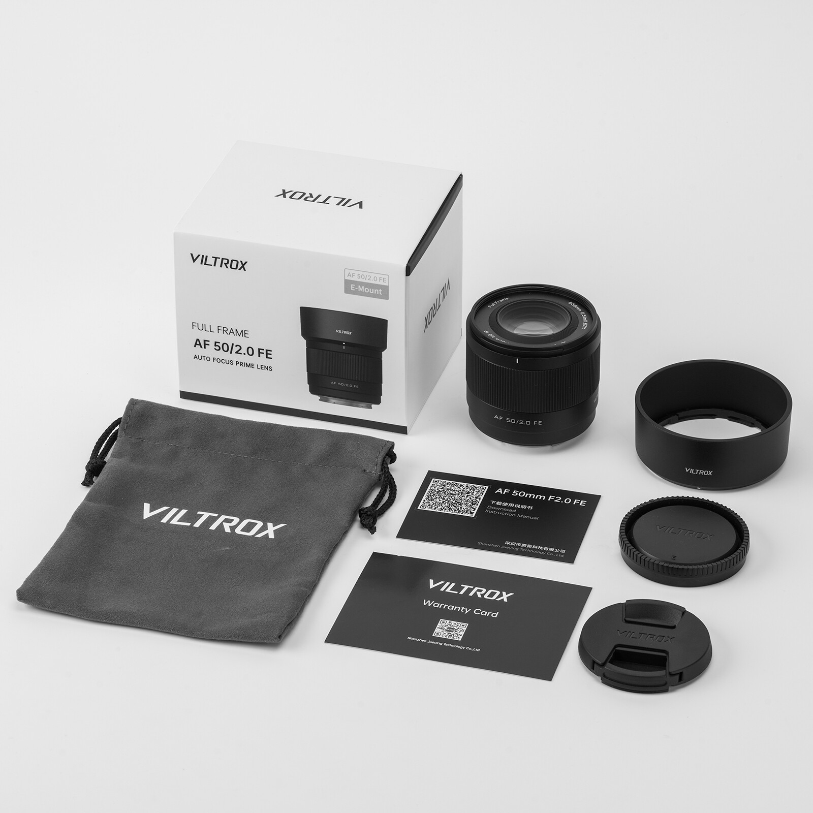 Viltrox 50mm F2.0 Air AF Auto Focus Full Frame Portrait Lens For Sony FE mount