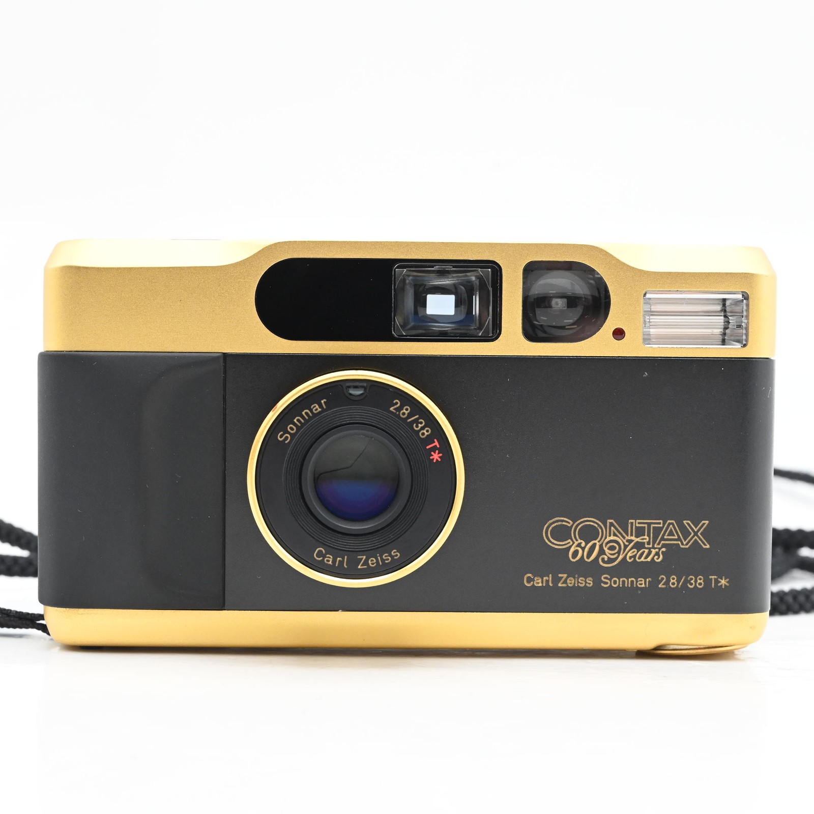 Contax T2 Gold 60 Years Limited Edition Film Camera w/38mm f2.8 T* Lens #087