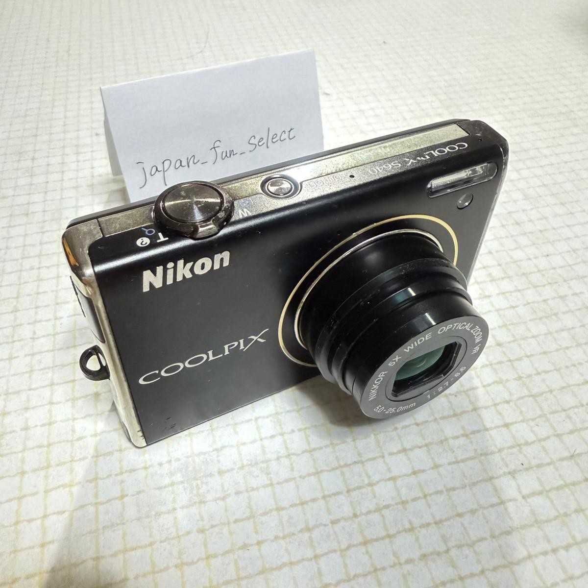 Nikon COOLPIX S640 Black Digital Camera 12.2MP 2.7in TFT Compact Exc+++++