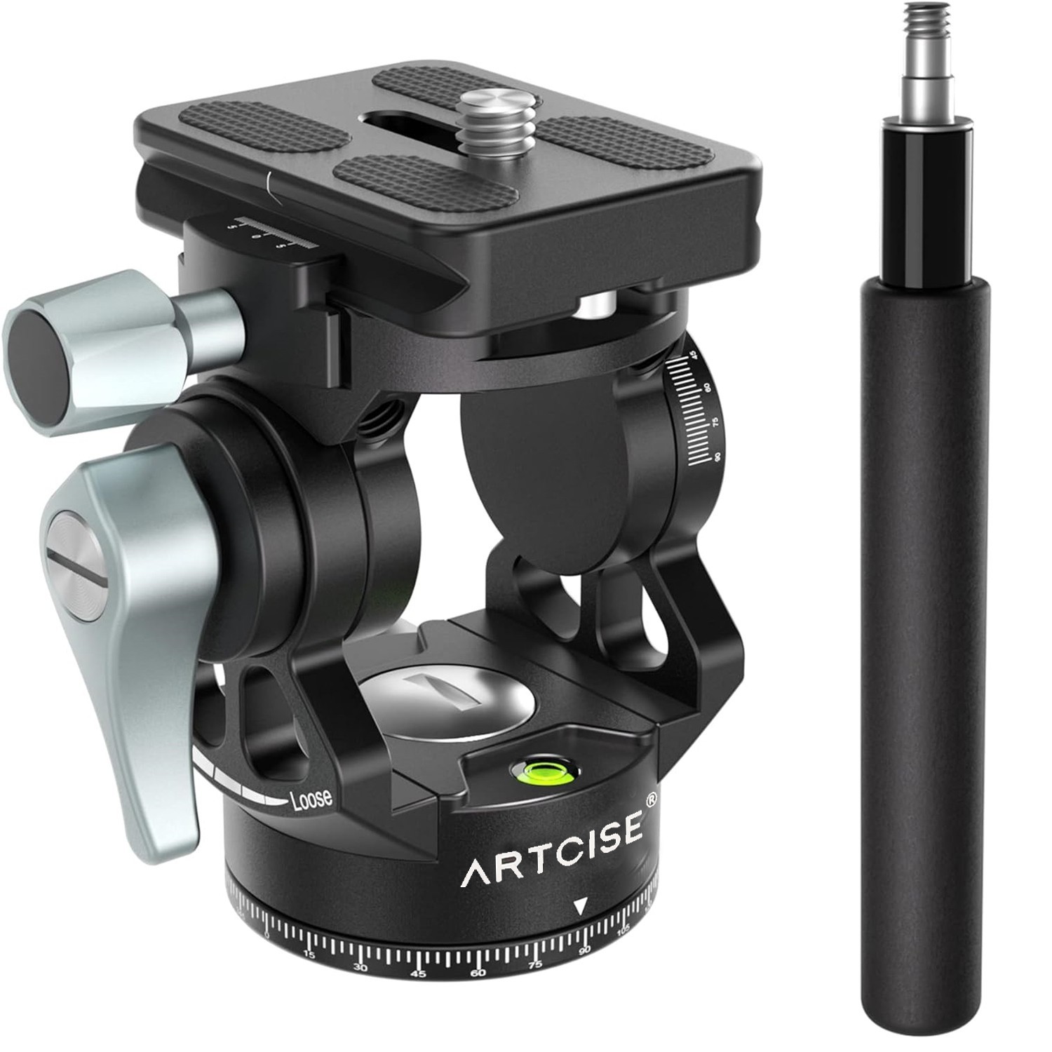 Mini Ball Head Cold Shoe Hot Shoe Mount Adapter Dual Ballhead Magic Arm