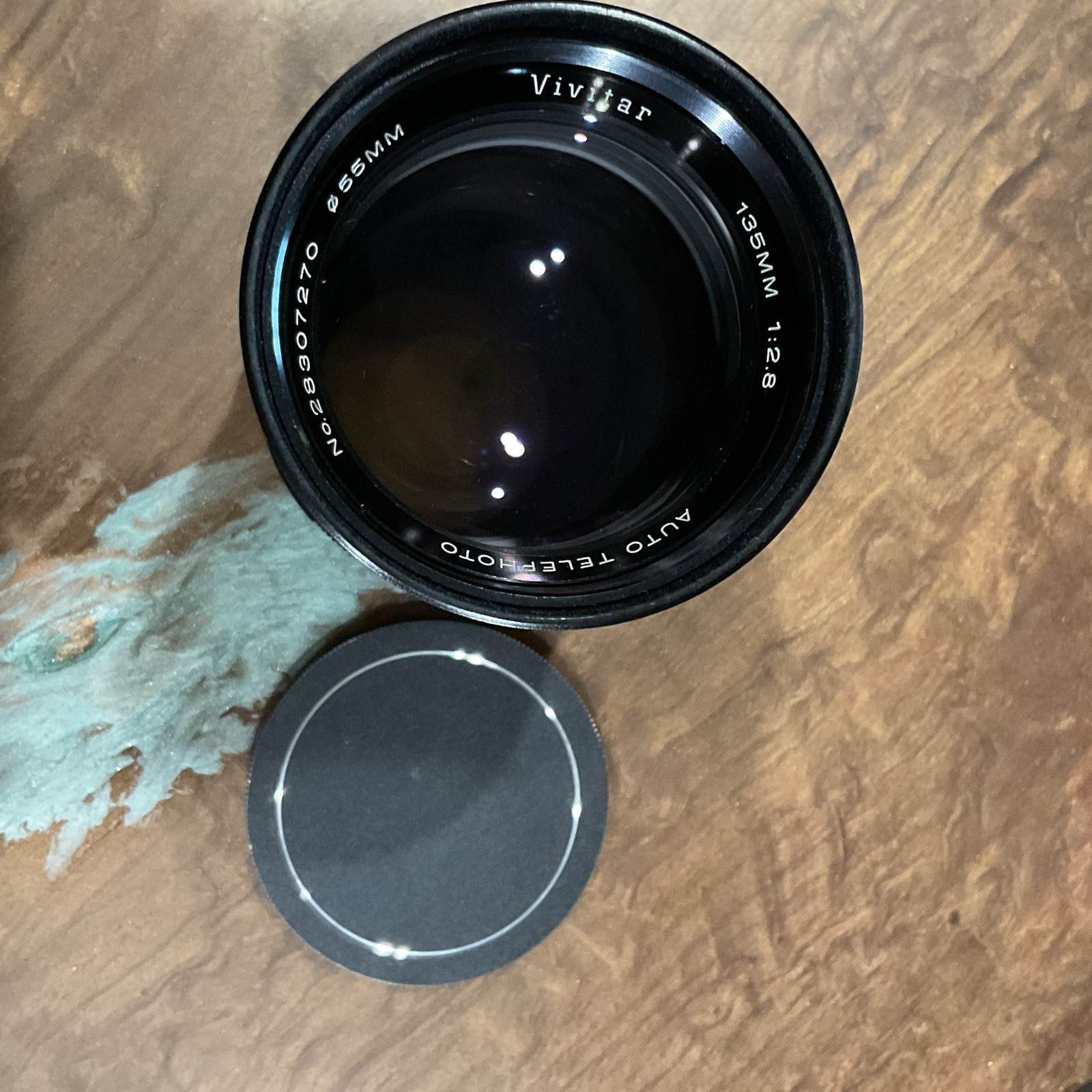 Vivitar Auto Telephoto 135mm f/2.8 Manual Focus T Mount Lens 55mm Filter