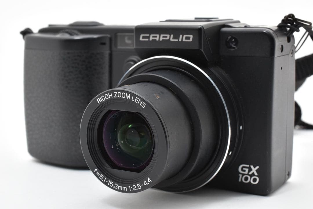 RICOH Caplio GX100 Black Digital Camera 10.0MP ISO 80-1600 2.5 inch LCD Exc+++