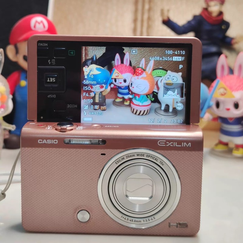 Casio digital camera EXILIM EX-ZR50 compact pink Bluetooth Wi-Fi-