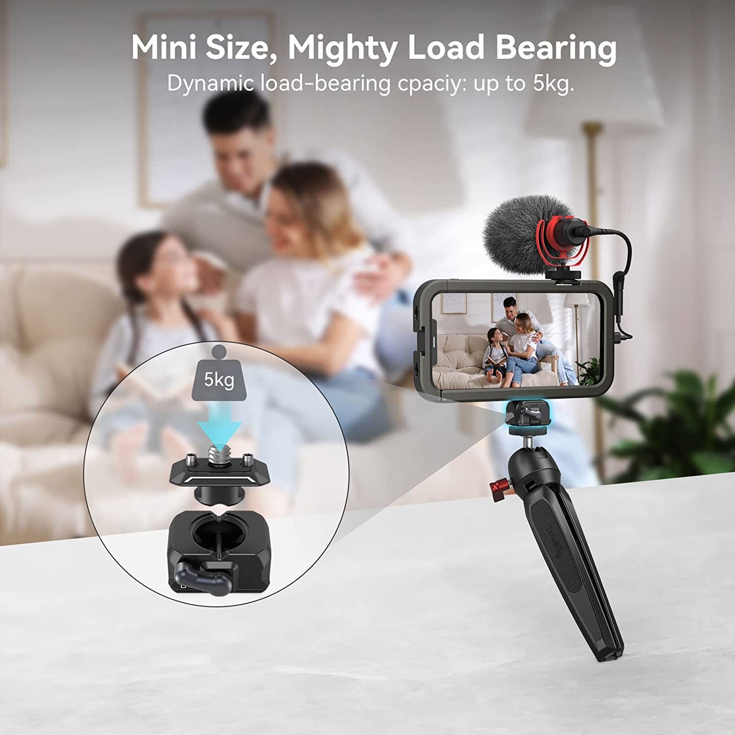 SmallRig Quick Release Plate w/ 1/4″ Screw HawkLock QR Top Plate for Stabilizer