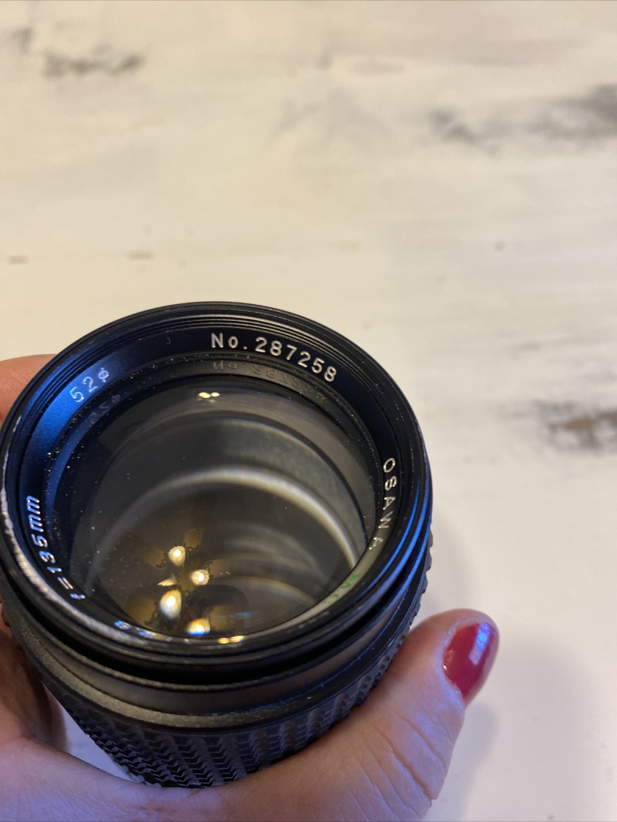 osawa MC LENS 1.28 f=135mm 52, No.287258