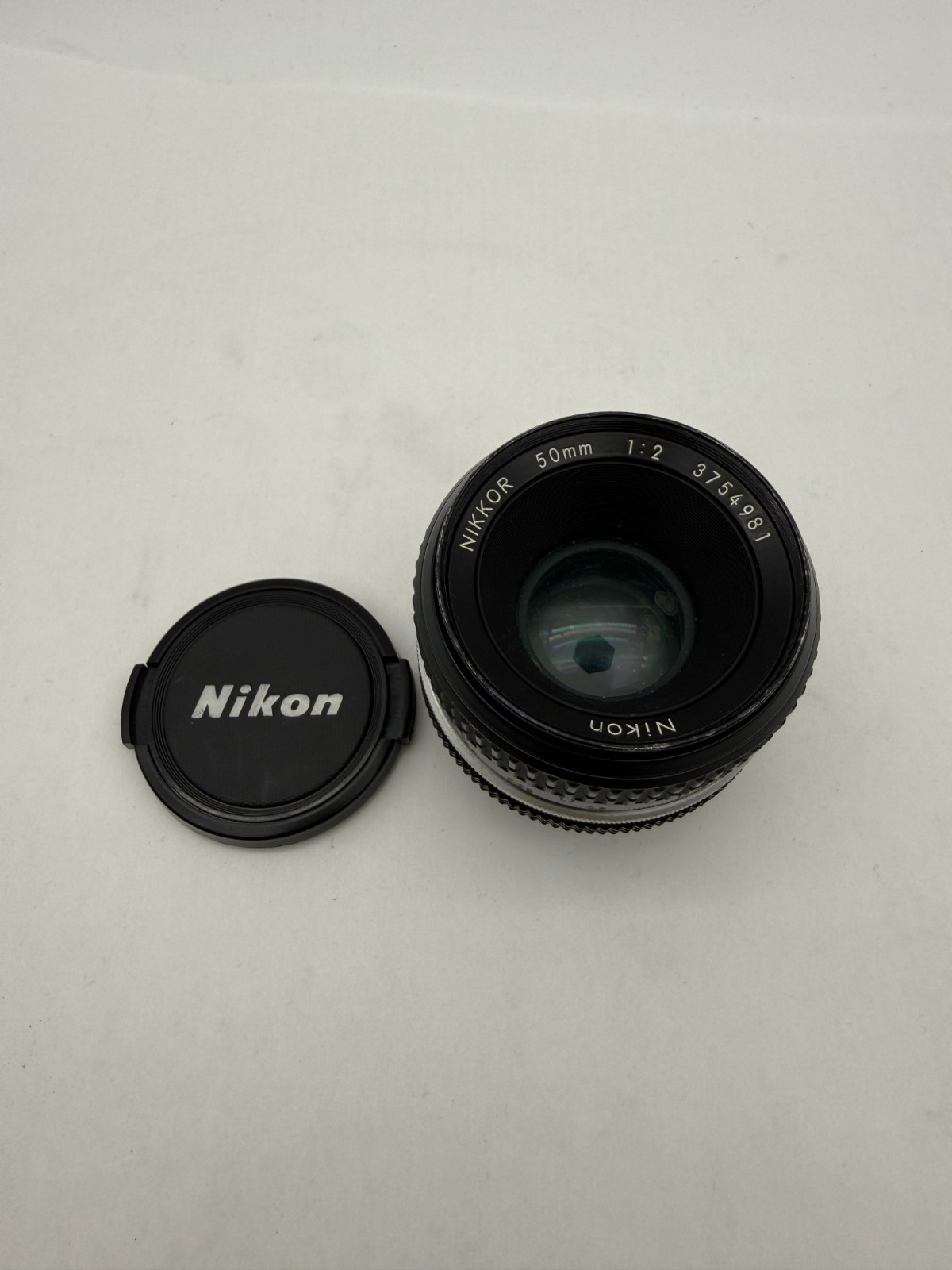 Nikon Nikkor Standard 50mm 1:2 Fixed Manual Focus F-Mount Lens 3754981