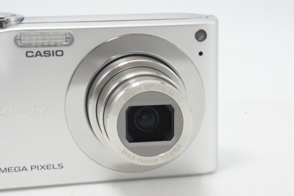 CASIO EXILIM EX-Z100 10.1MP Compact Digital Camera Silver w/ Box #260706ai