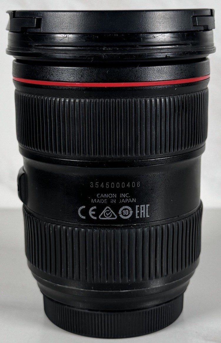 Canon EF 24-70mm f/2.8L II USM Lens – See Photos – With Both Caps And Filter