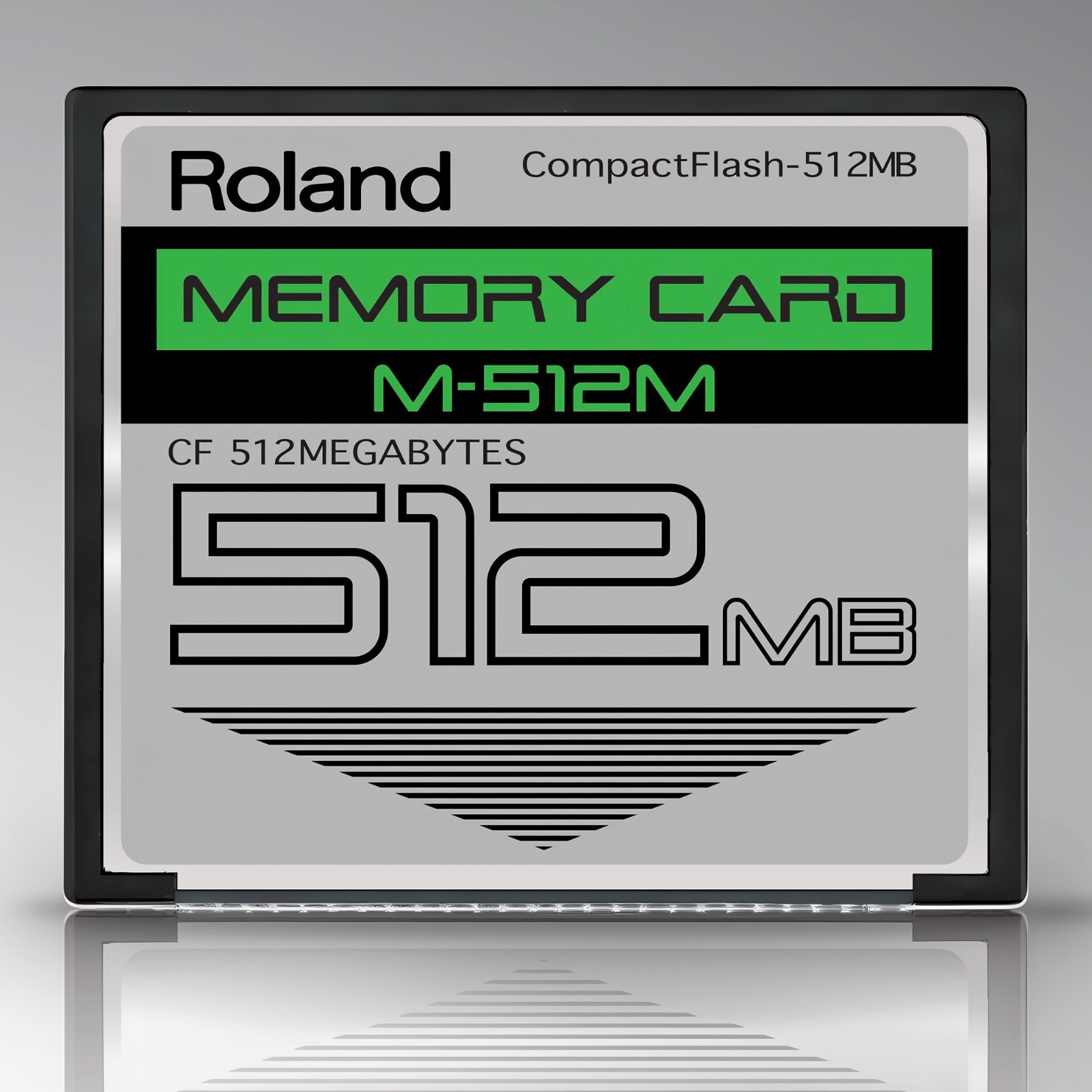 Roland 512MB CF CompactFlash Memory Card for SPD-S, SP-606 TD-20 Verified M-512M