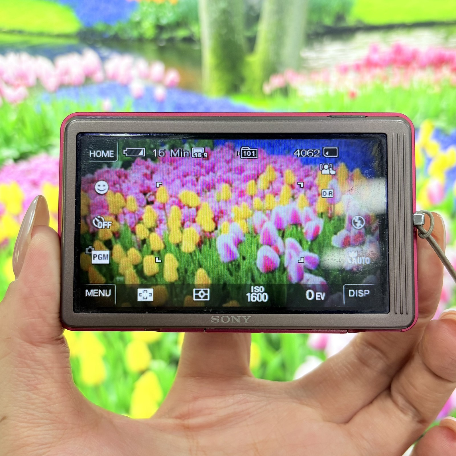Sony Cybershot DSC-T700 10MP Digital Camera 4x Optical Zoom w/SD Card,Charger