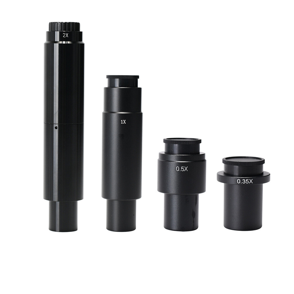 0.35X 0.5X 1X 2X Eyepiece Auxiliary Lens Adapter f/180X /300X Zoom Lens Camera