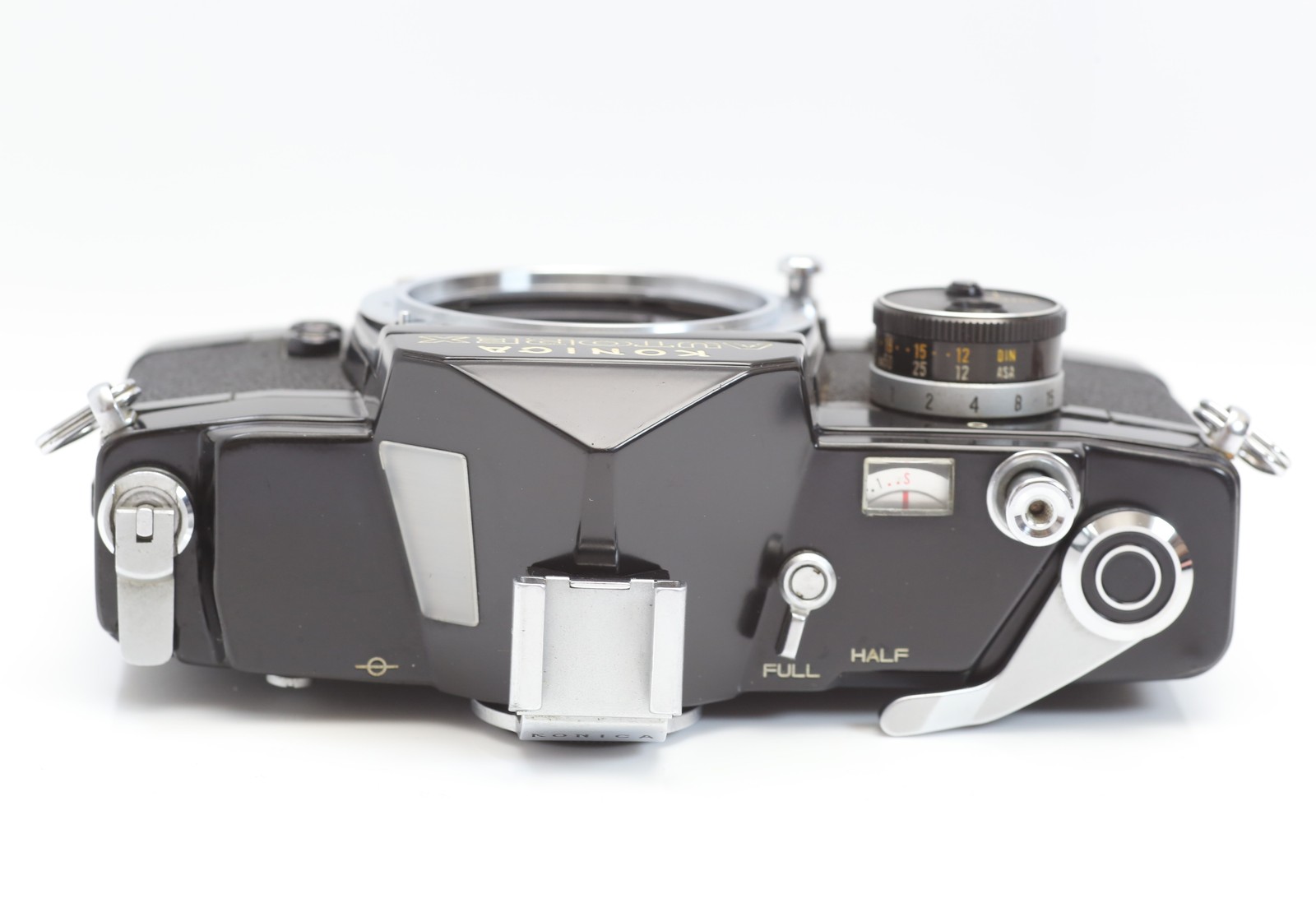 [N MINT] Konica Autorex Black 57mm f1.4 28/3.5 Lens 35mm Full & Half Film Camera