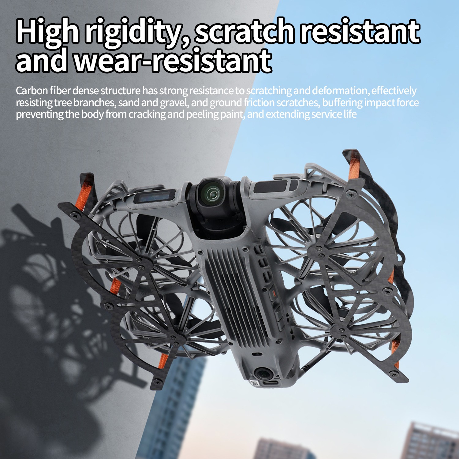 Carbon Fiber Armor Full Parts For DJI NEO 2 Drone Accessories Protective Bumper