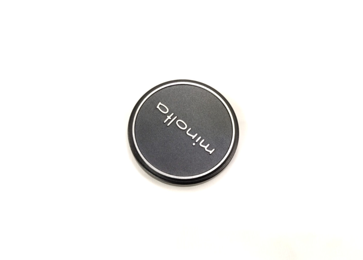 Exc Minolta 57mm Front Metal Lens Cap Push-On /Genuine Vintage from Japan