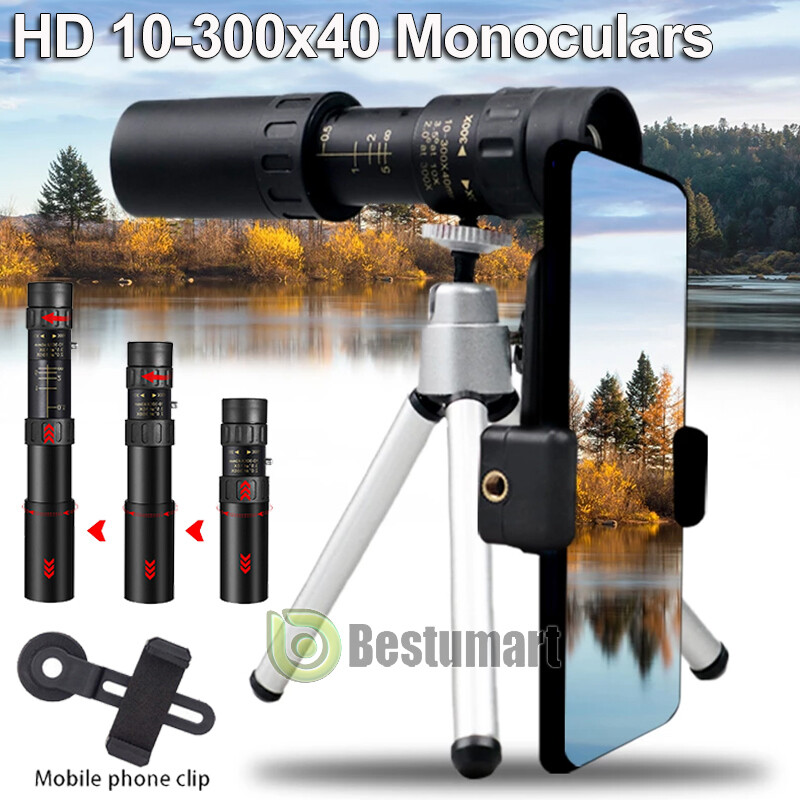 Phone Camera Lens Kit For iPhone Smartphone 300 X 40mm Telephoto Zoom Monoculars