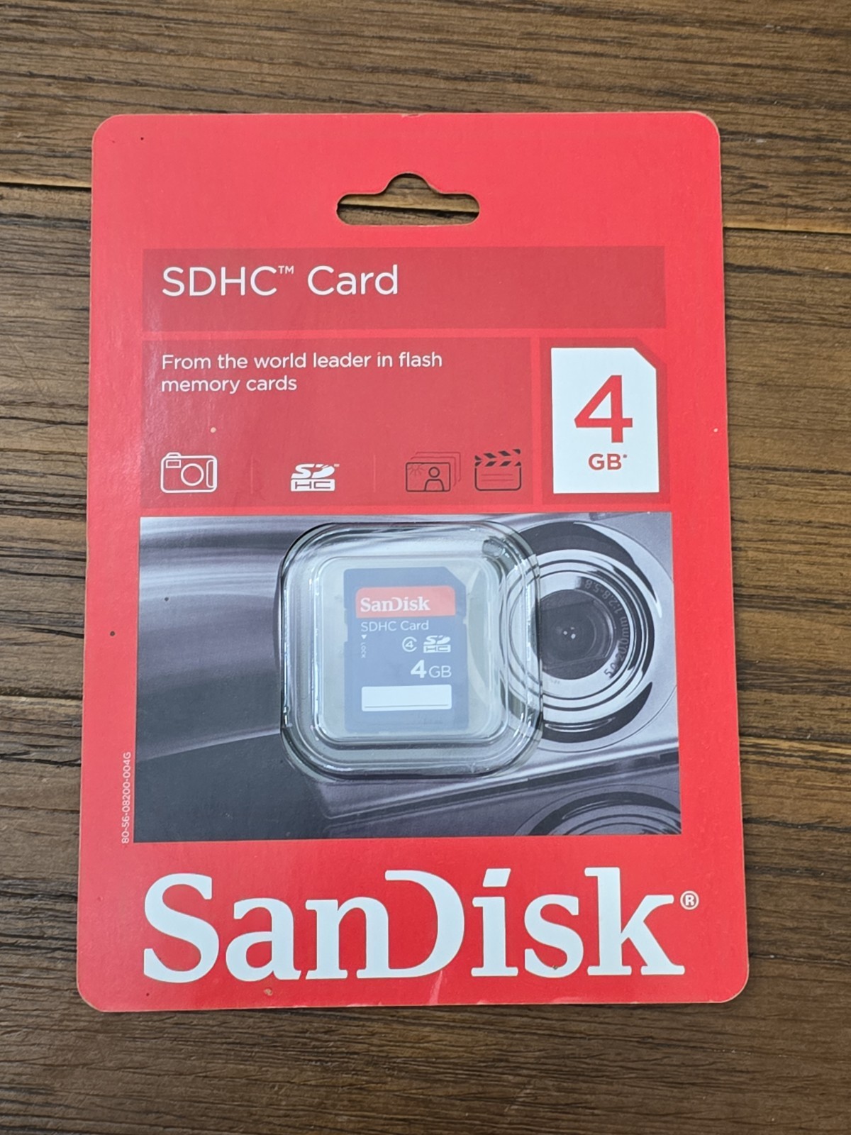 SanDisk SDHC Card 4GB High Capacity Class 4 Universal Compatibility Memory Card