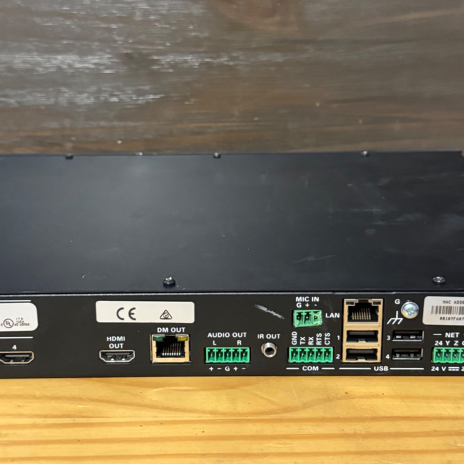 Crestron DMPS3-4K-100-C 3-Series Digital Media Presentation System 4K Switcher