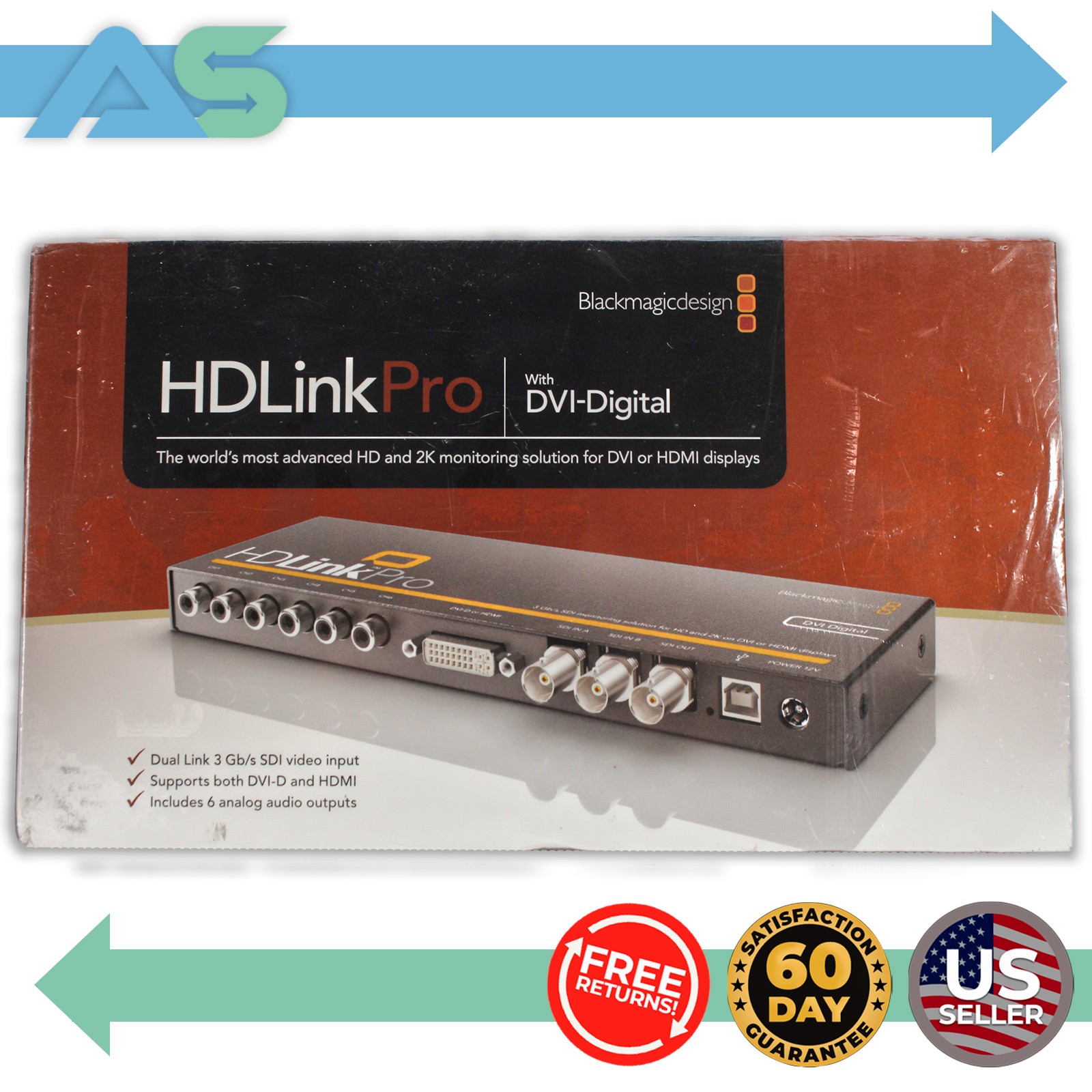 Blackmagic Design HDLink Pro Broadcast Converter with DVI Digital for 2k Formats