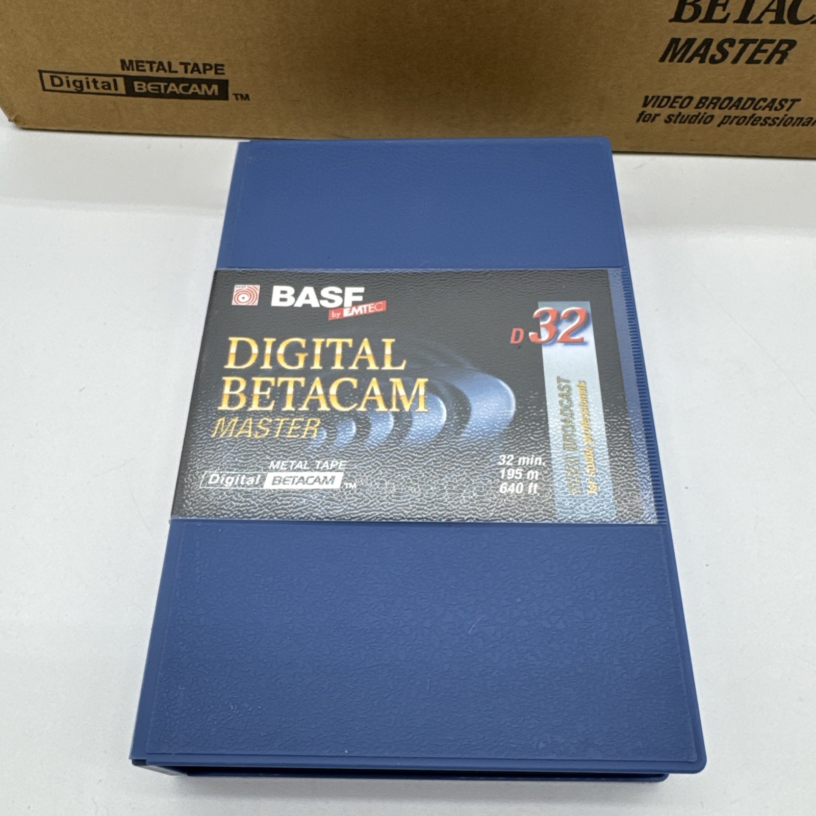 10X NEW! BASF EMTEC D32 32MIN DIGITAL BETACAM MASTER METAL TAPE