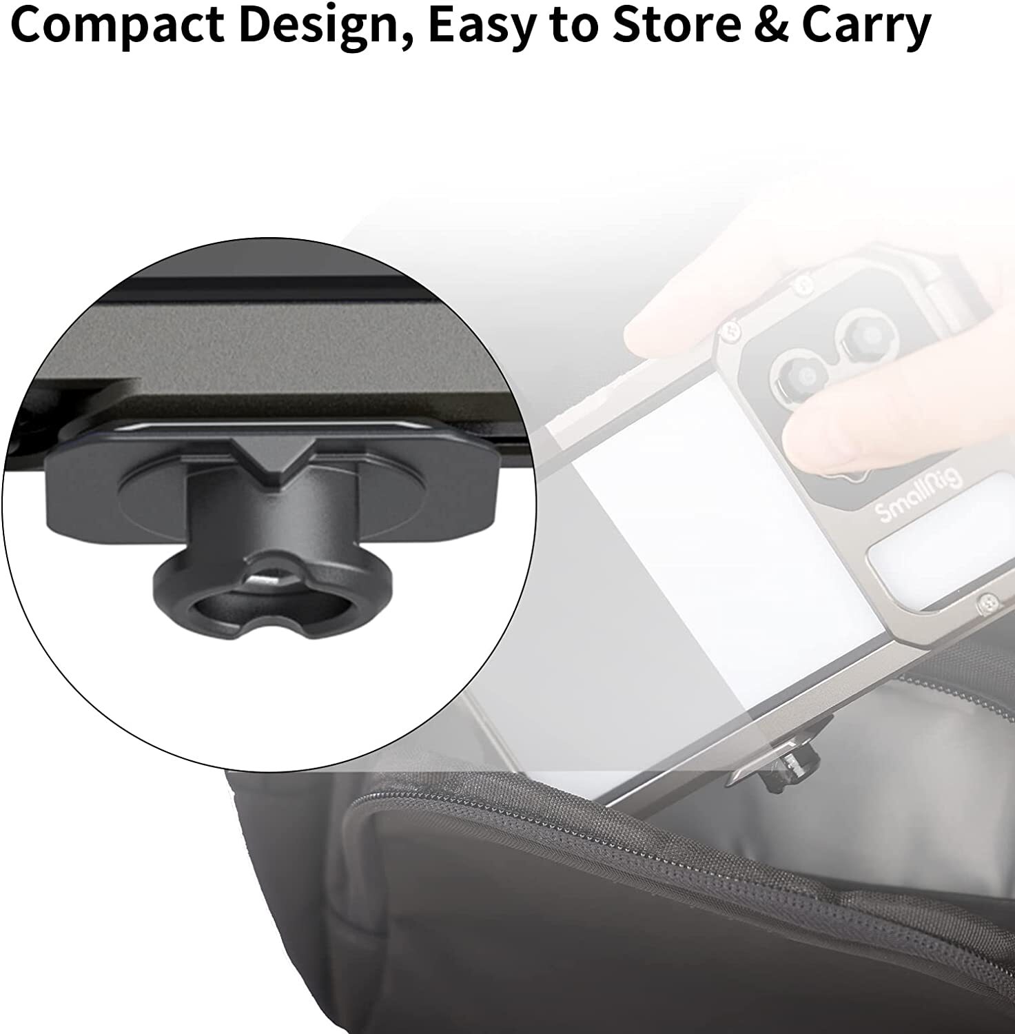 SmallRig Quick Release Plate w/ 1/4″ Screw HawkLock QR Top Plate for Stabilizer