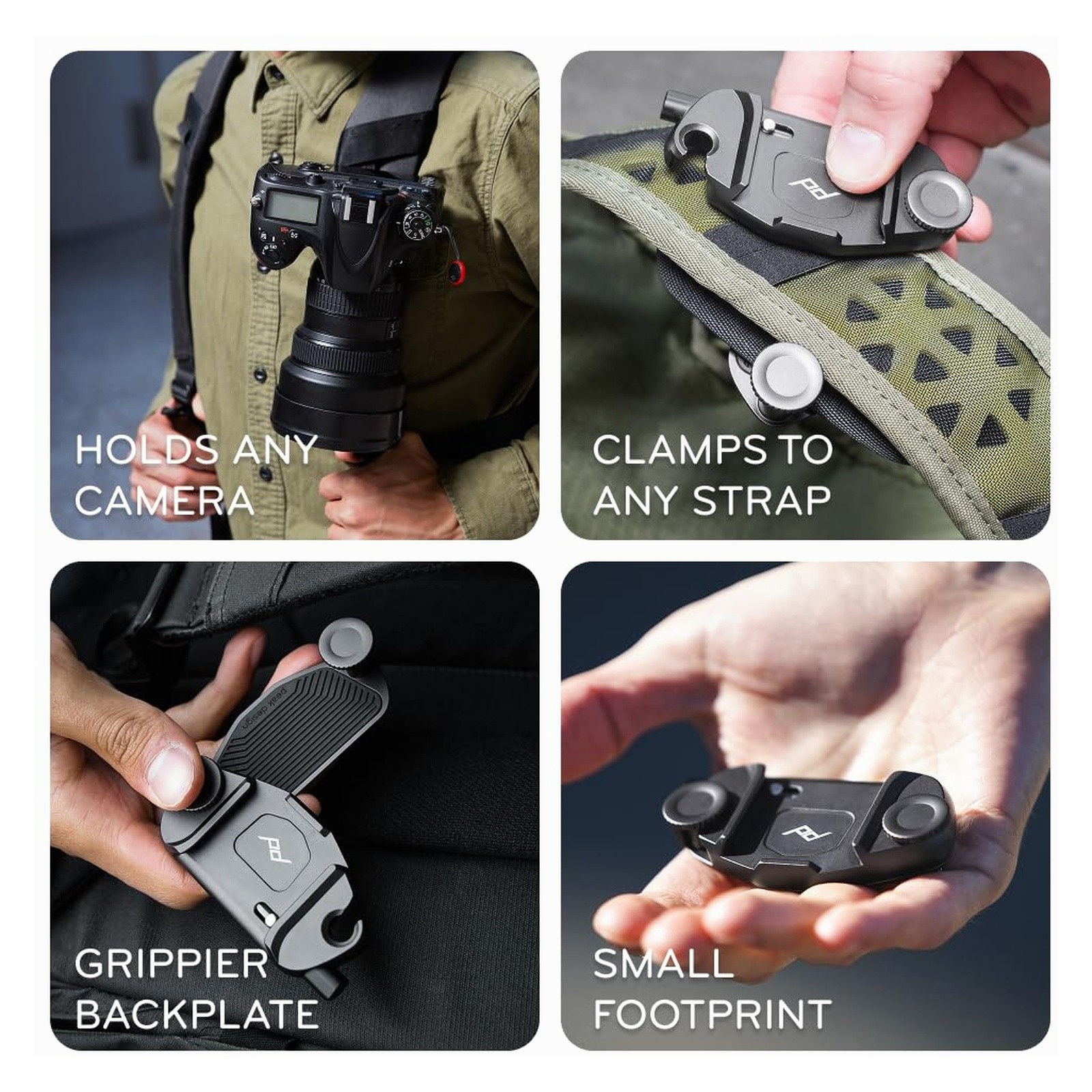 Peak Design Capture Camera Clip V3 Kelp – DSLR & Compact