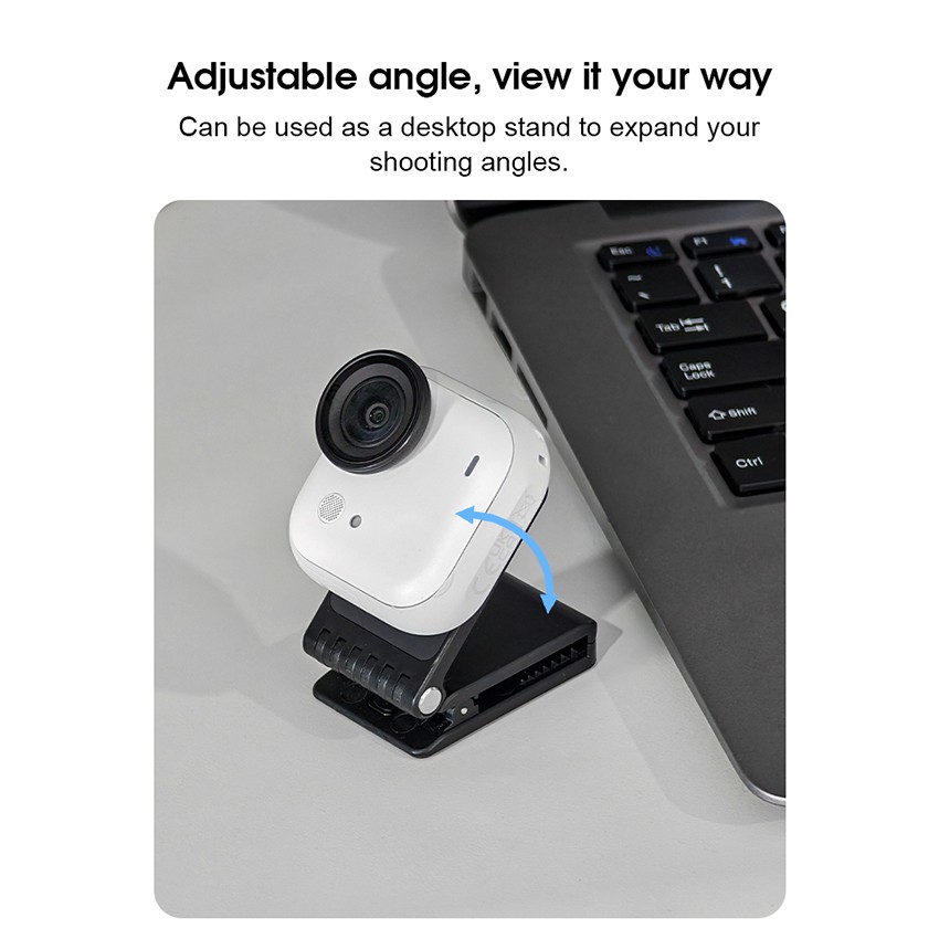 Snap Clamp Magnetic Backpack Clip Base Expansion Mount for Insta360 GO Ultra