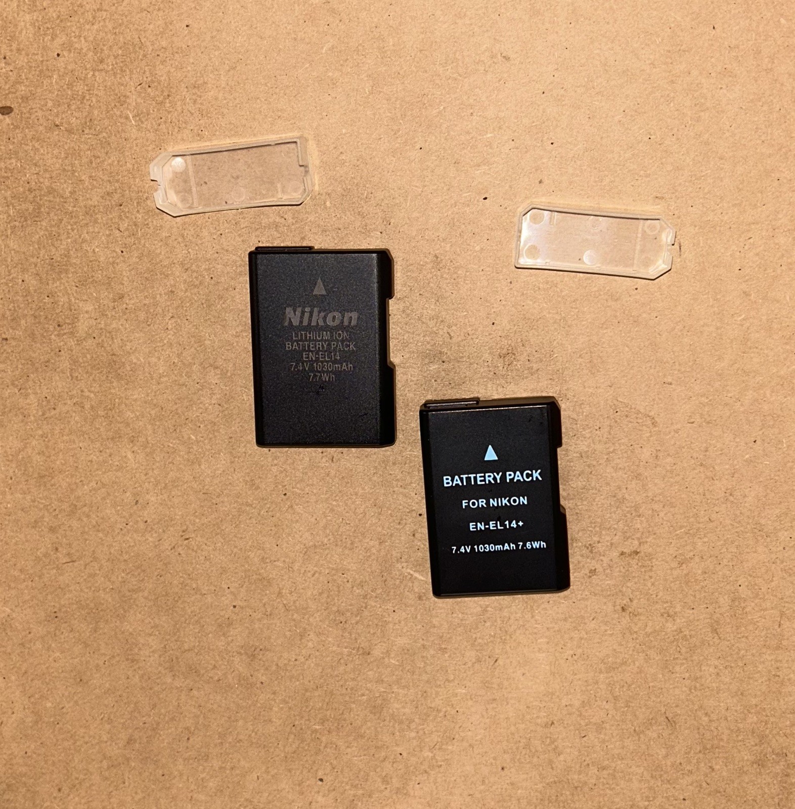 Pair of OEM Nikon EN-EL14a Battery D3100 D3200 D3300 D3400 D5100 D5200 D5300