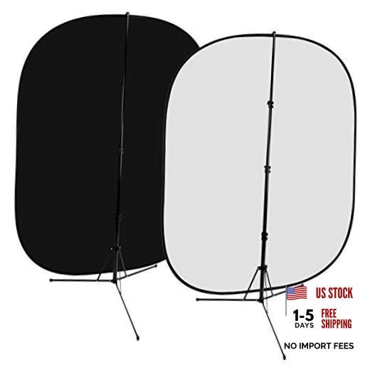 5×7 (foot) Collapsible 2-in-1 5x7in Standard Packaging Black + White