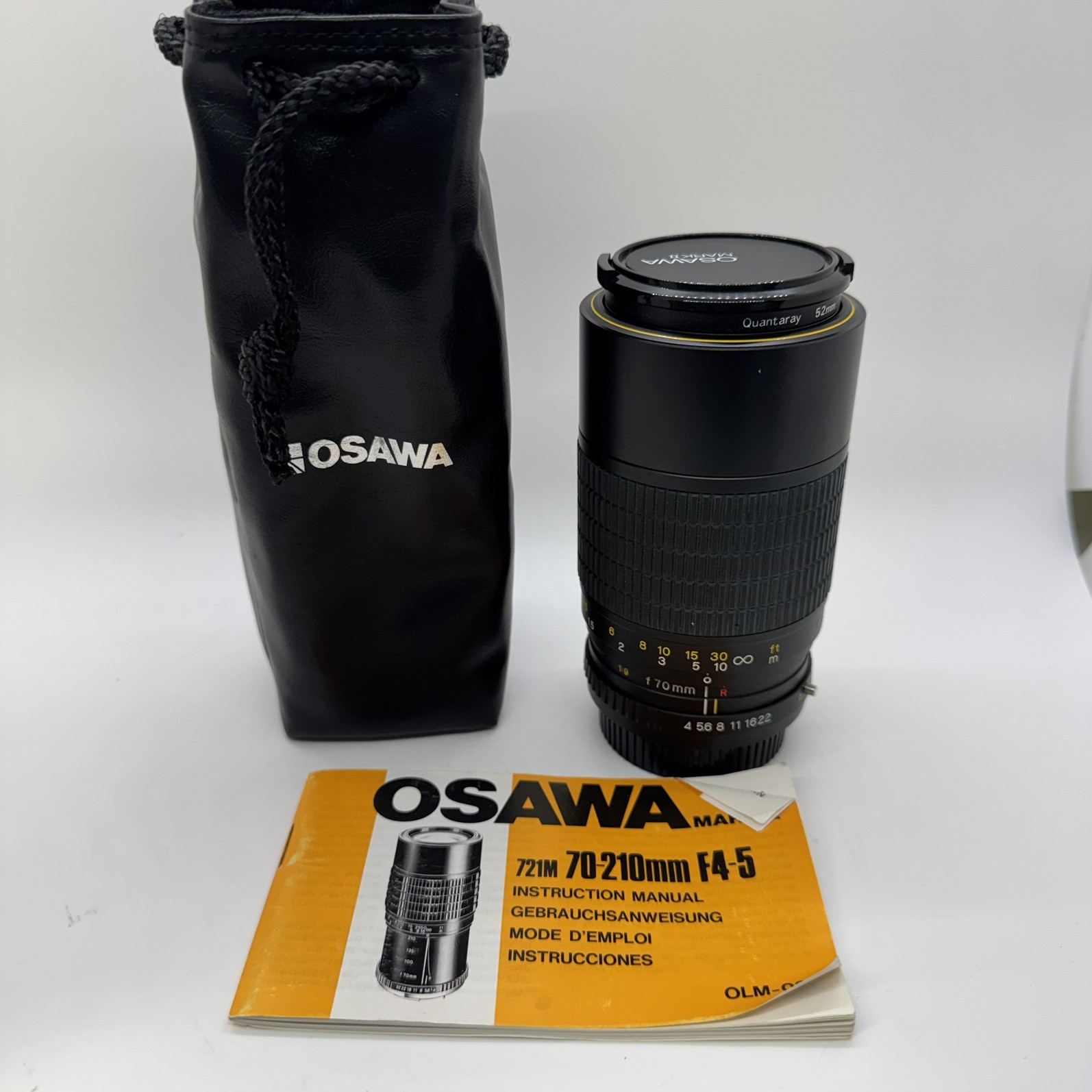 Osawa Mc 1:4-5 70-210mm Macro Lens Mamiya E/EF mount autofocus SLR