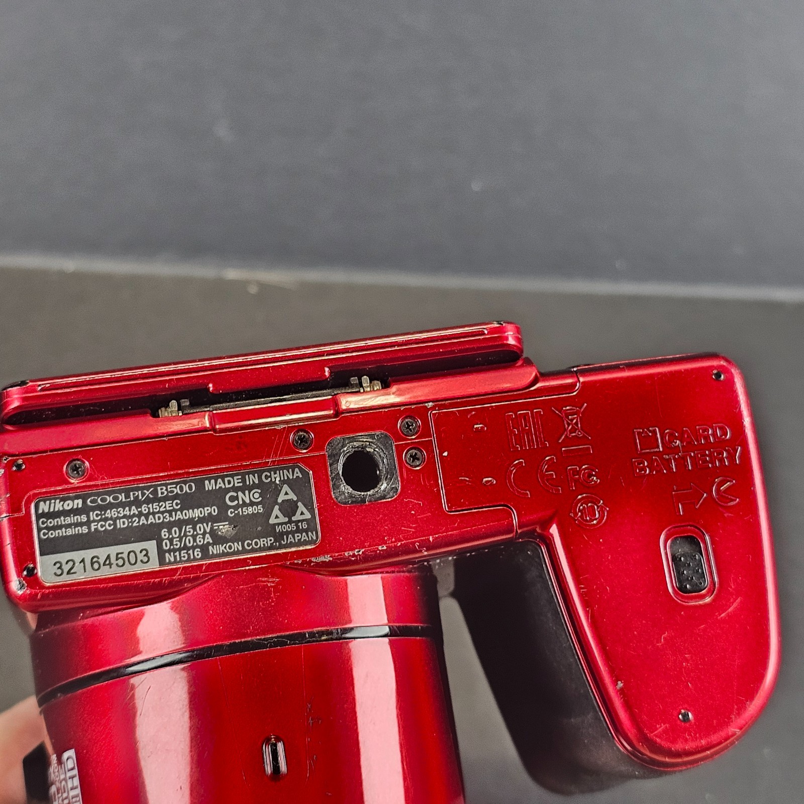 Nikon COOLPIX B500 Red 16MP 40x Optical Zoom Digital Camera Wi-Fi Bluetooth