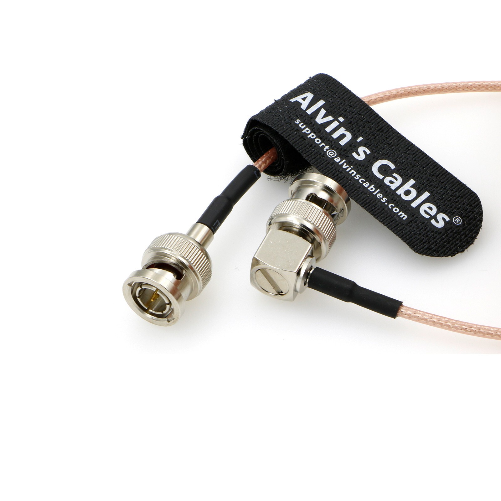 3G BNC Cable HD SDI BNC Coaxial Cable Right Angle to Straight for Cameras Video