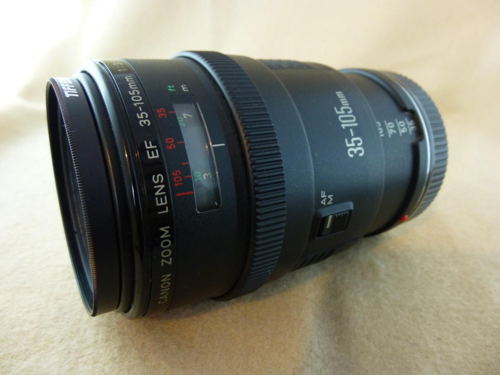 Canon Zoom Lens EF 35-105mm f/3.5-4.5 Made in Japan w/Lens Caps CLEAN WORKING