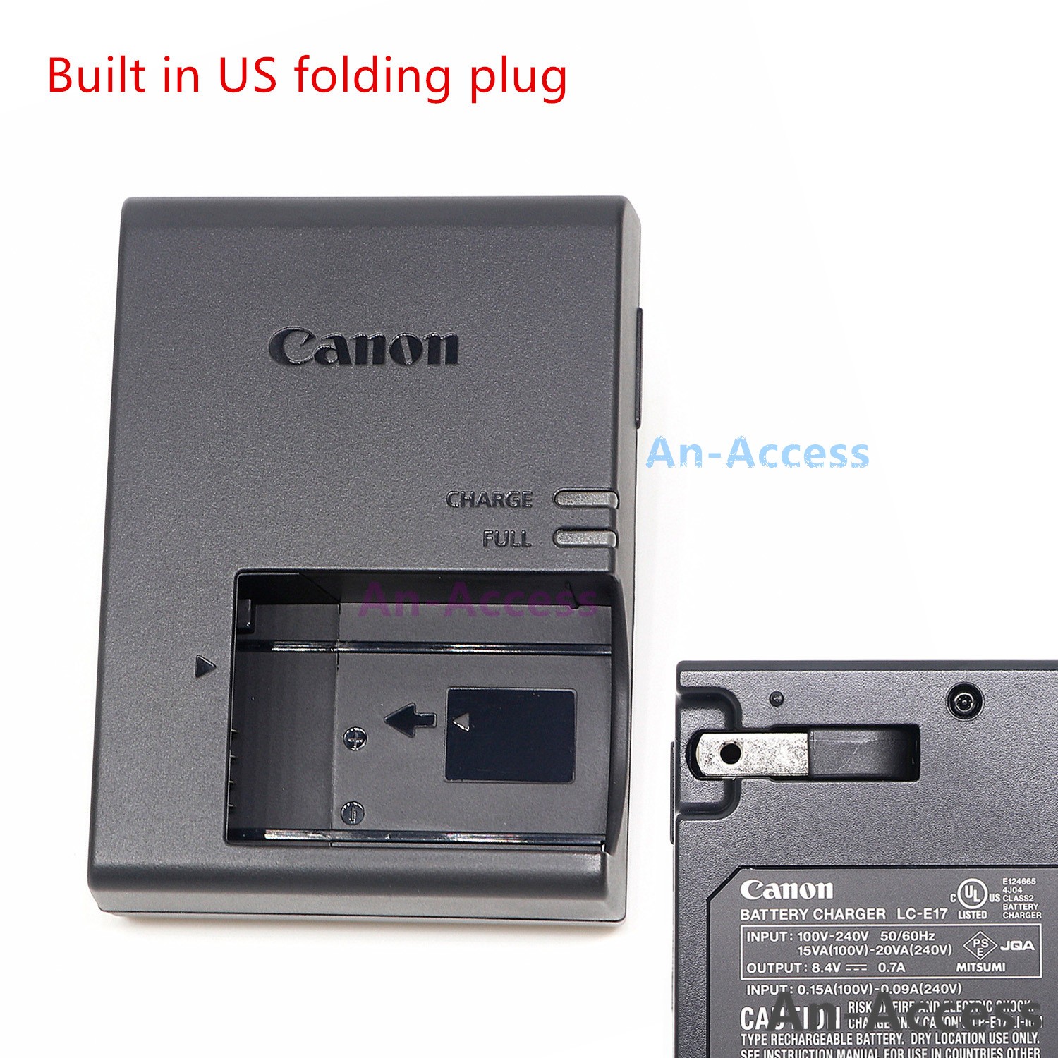 New Genuine Canon LP-E17 Battery LC-E17 Charger for 77D R50 R100 M5 R8 T6i T7i