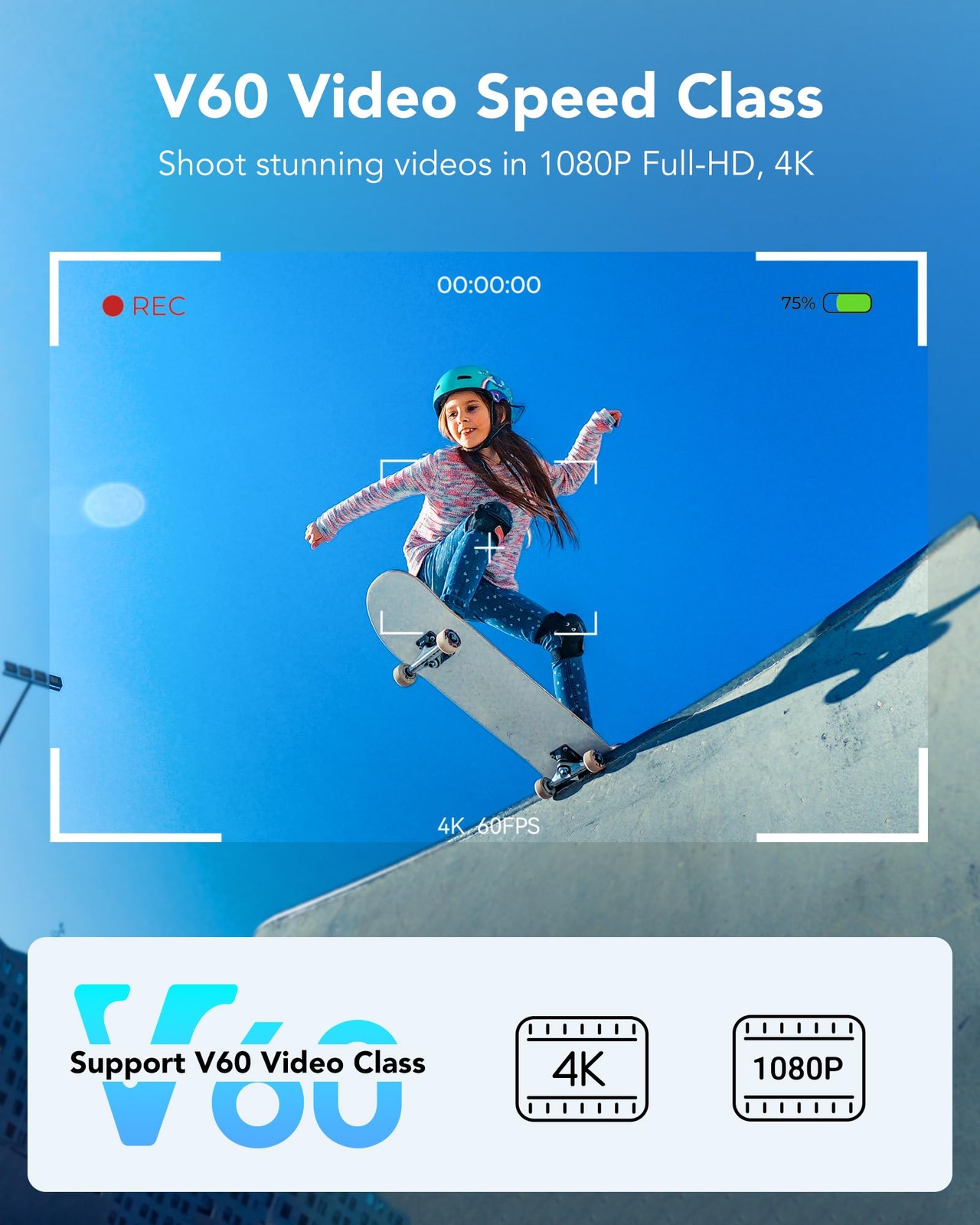 Lexar 128GB (2-PK) Professional SILVER PRO SD Card, UHS-II, C10, U3, V60, Full H