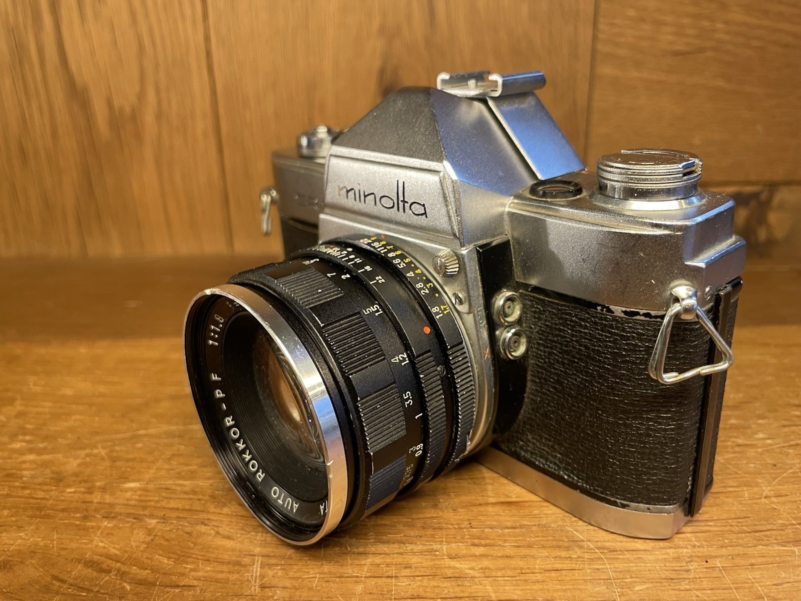 *CLA’d : Near Mint* Minolta SR-2 Film Camera Auto Rokkor 55mm F/1.8 Lens