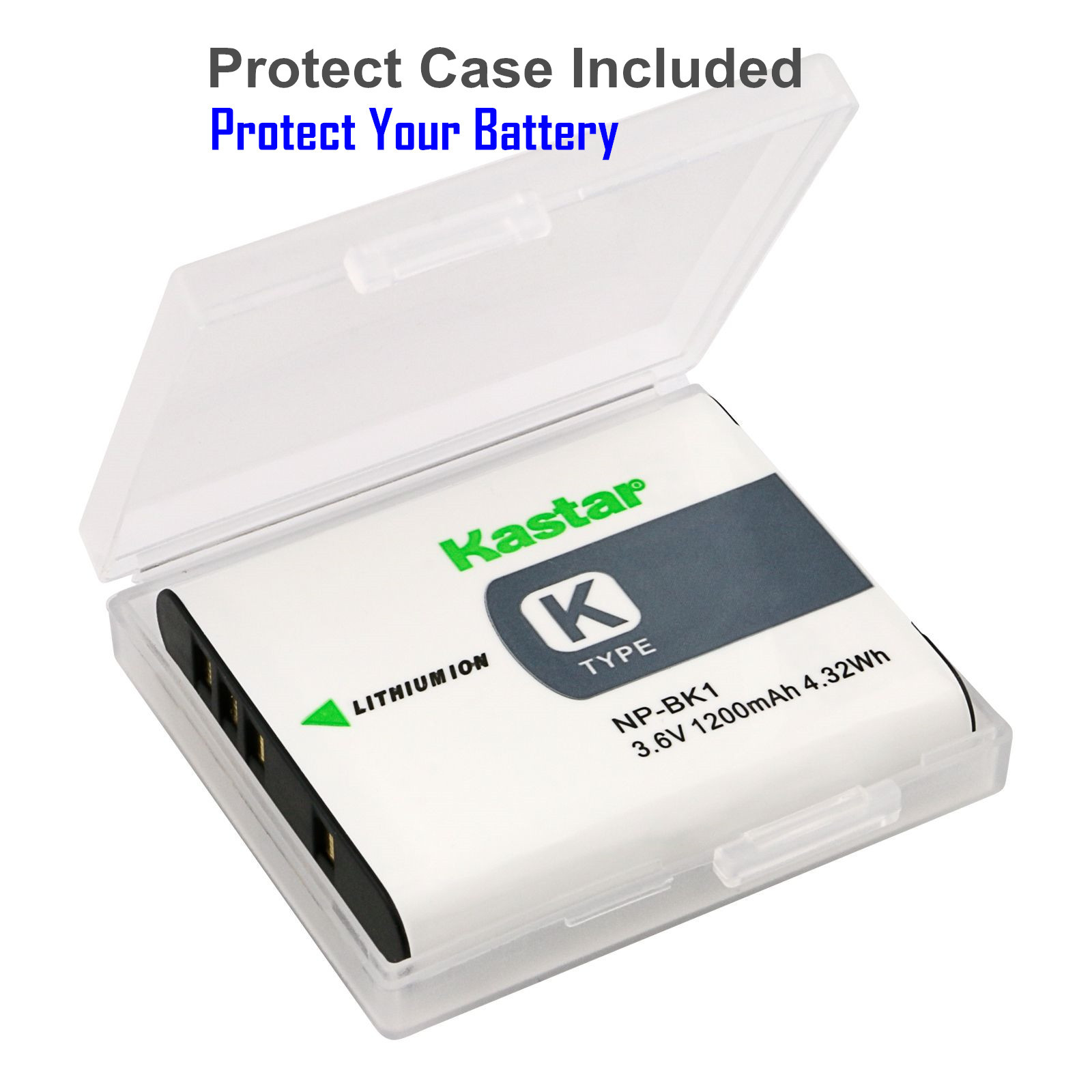 Kastar Battery Slim USB Charger for Sony NP-BK1 BC-CSK Sony Cyber-shot DSC-W370