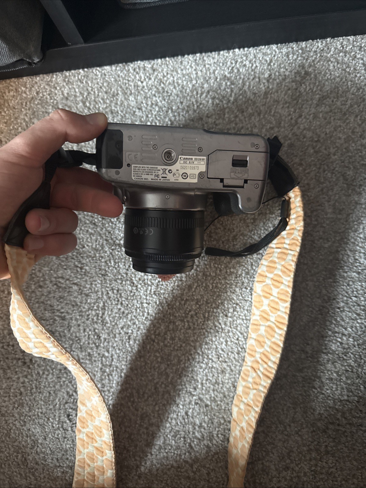 Canon EOS Rebel XSi DS126181 Digital SLR Camera +18-55 Lens UNTESTED PARTS AS IS