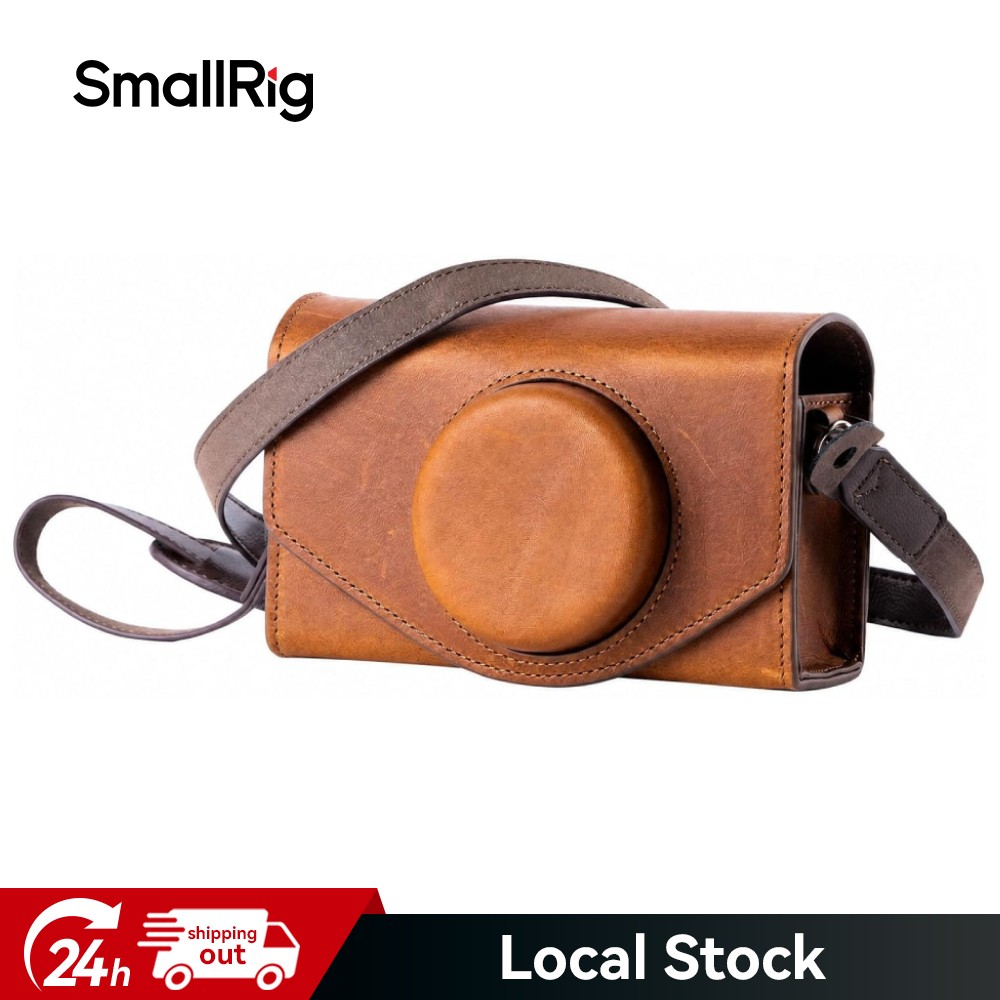 SmallRig Leather Case Bag for FUJIFILM X-E5/X100VI for Ricoh GR IV/GR III