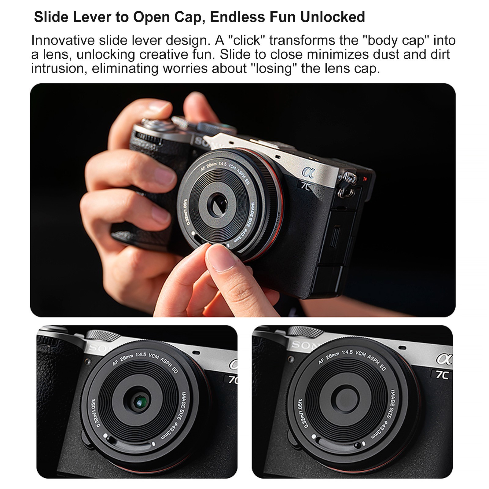 Viltrox AF 28mm F4.5 Sony E Mount Auto Focus Pancake Walkaround Lens US
